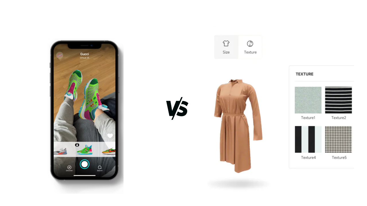 Virtual Try-Ons vs. 3D Customization: Enhancing the AR Shopping Experience